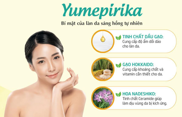 Bộ dưỡng da Yumepirika Nhật Bản
