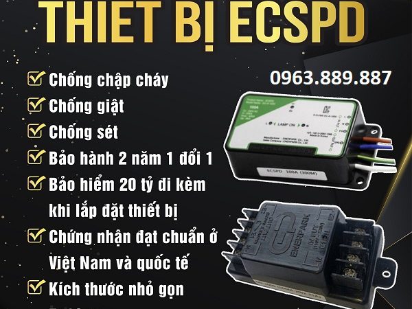 ECSPD – sự lựa chọn an toàn cho hệ thống điện gia đình!