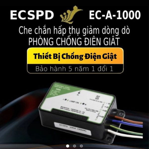 ECSPD thiết bị chống giật, chập cháy, chống sét, tiết kiệm điện